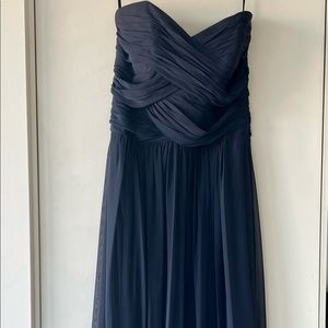 Navy blue DESSY bridesmaid dress